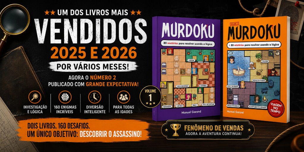Murdoku Volumes 1 e 2: o desafio de lógica que conquistou milhares de leitores agora está completo