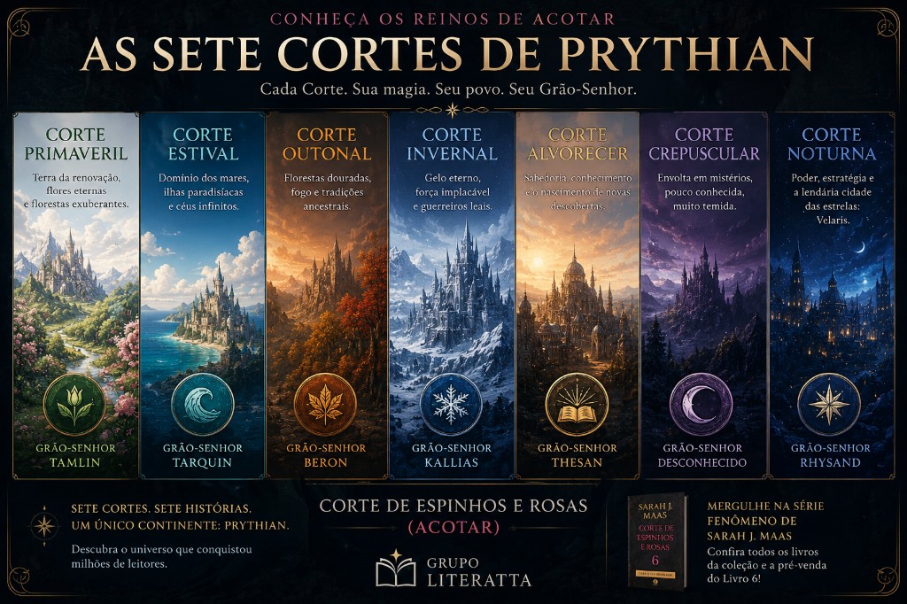 Qual a Corte Mais Poderosa de ACOTAR? Conheça os Sete Reinos de Prythian