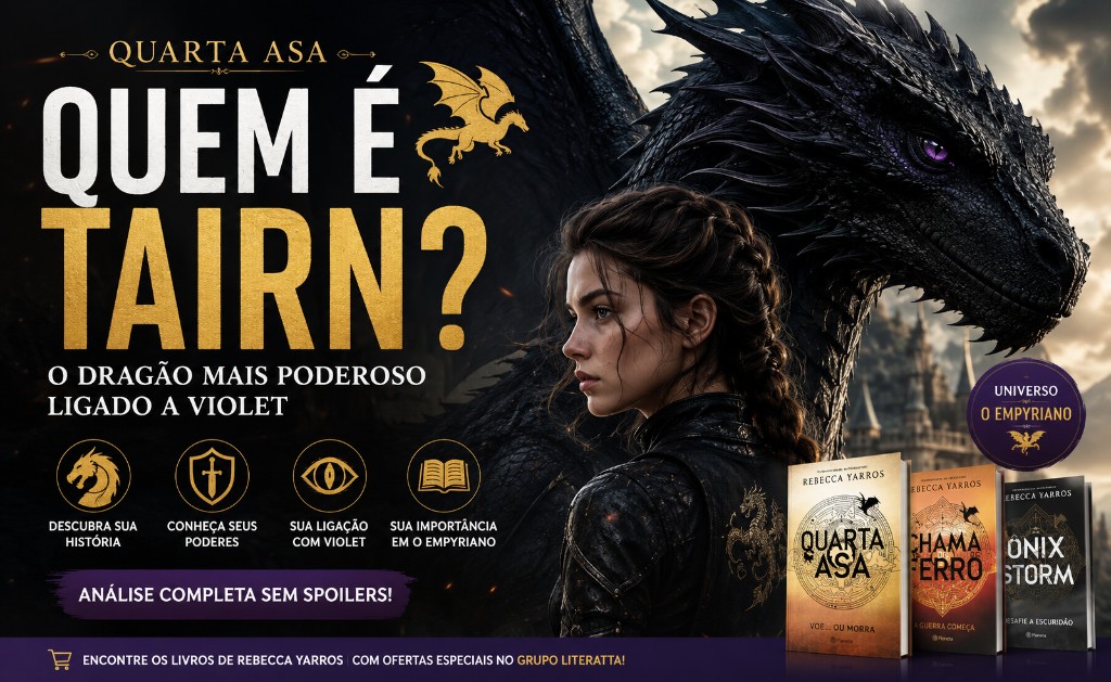 Quem é Tairn? O Dragão Mais Poderoso de Quarta Asa e Violet