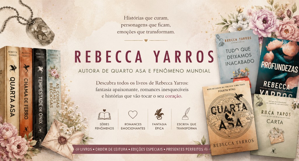 Quem é Rebecca Yarros? Conheça Todos os Livros da Autora de Quarta Asa e O Empyriano