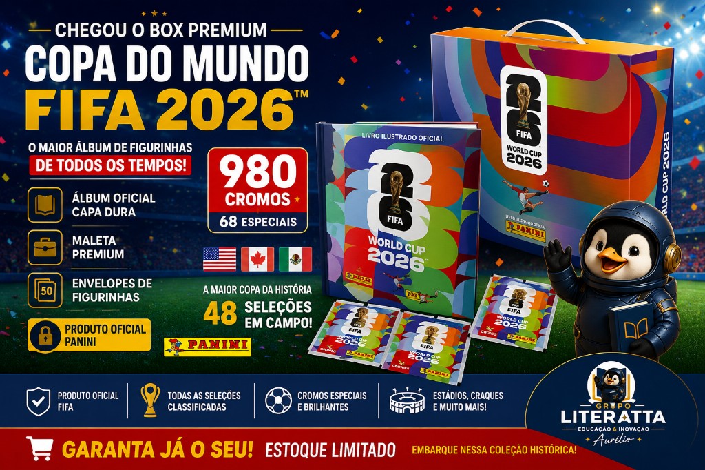 ⚽ Copa do Mundo FIFA 2026: Garanta Agora o Box Premium Oficial Panini Antes Que Acabe!