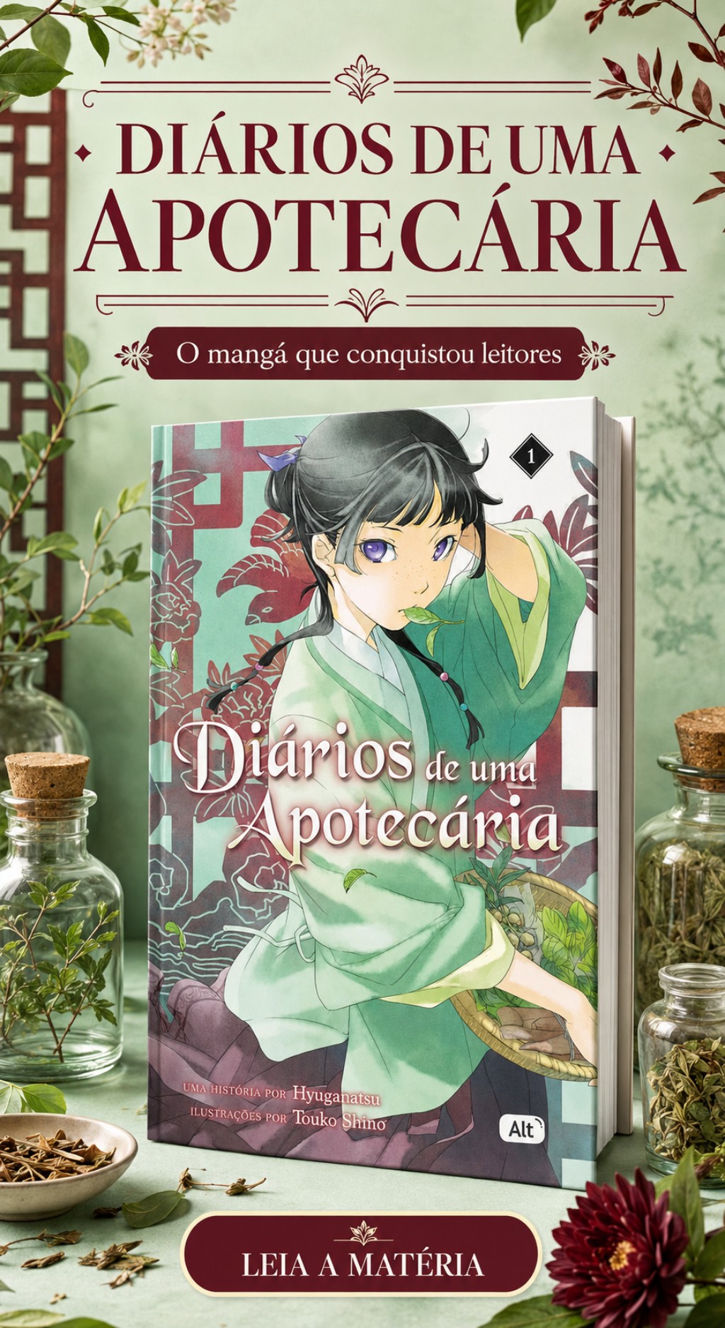 Imagem relacionada a O que é a Light Novel de Diários de uma Apotecária? Conheça a história original de Maomao
