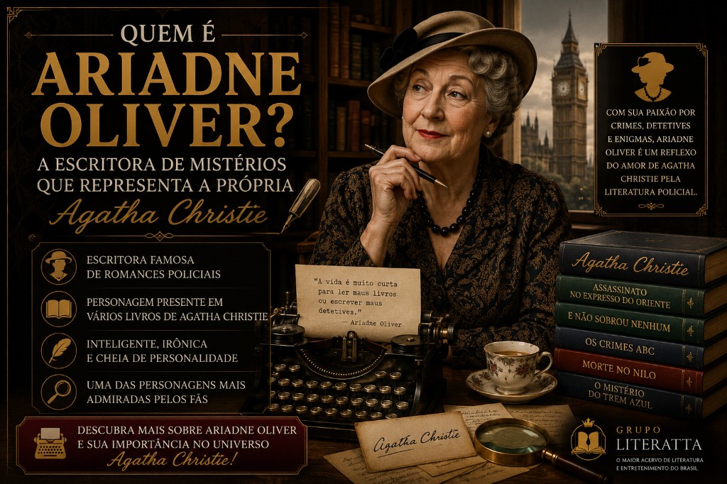 Quem é Ariadne Oliver? A Escritora de Mistérios que Representa a Própria Agatha Christie