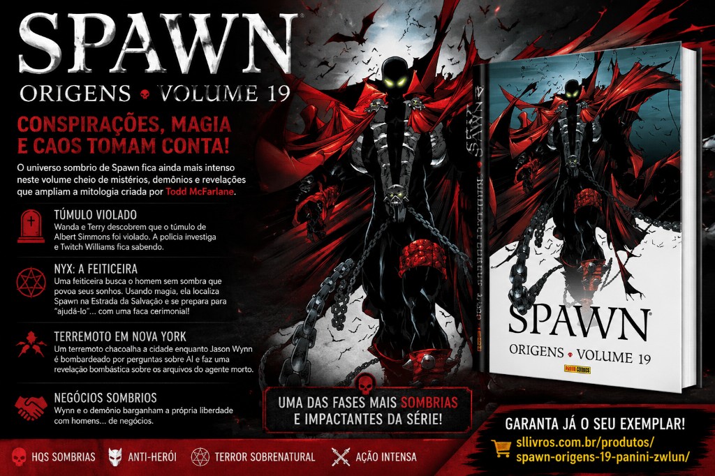 Spawn Origins Volume 19: conspirações, magia e caos tomam conta do universo Spawn  O universo sombrio de Spawn cont