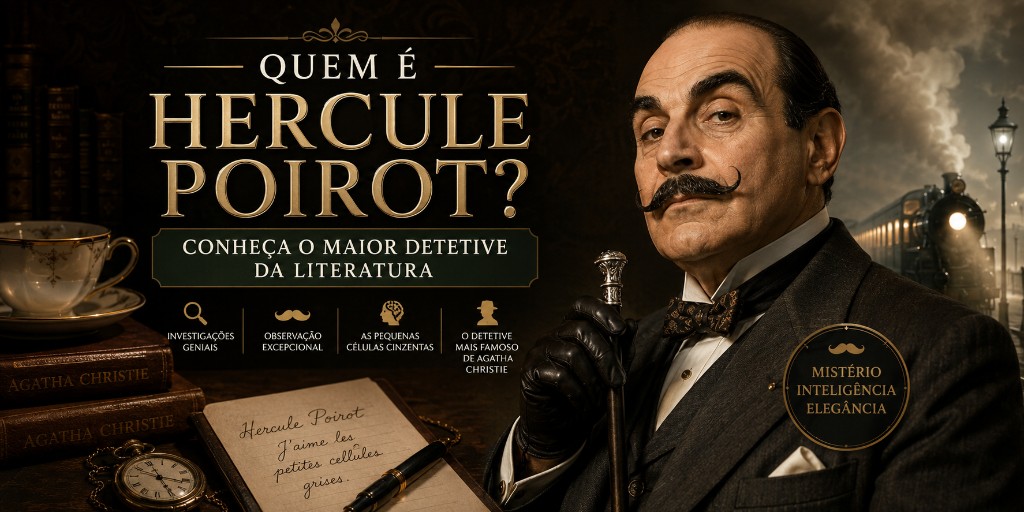 Quem é Hercule Poirot? Conheça o Maior Detetive da Literatura
