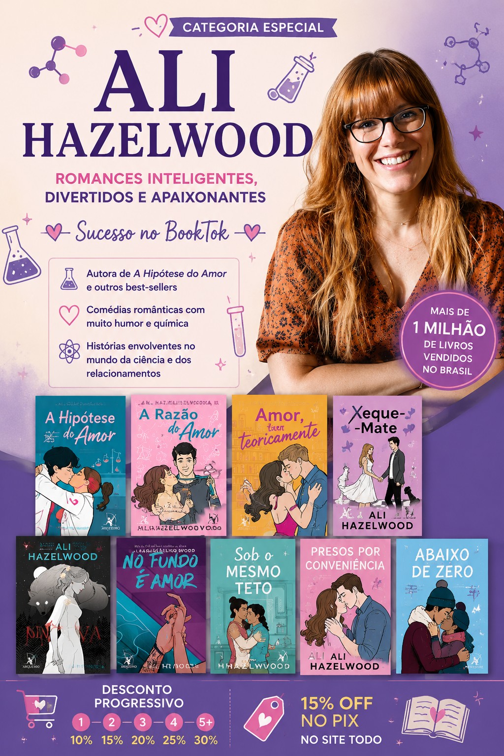 Imagem relacionada a Quem é Ali Hazelwood? Conheça a Autora que Conquistou os Fãs de Comédia Romântica