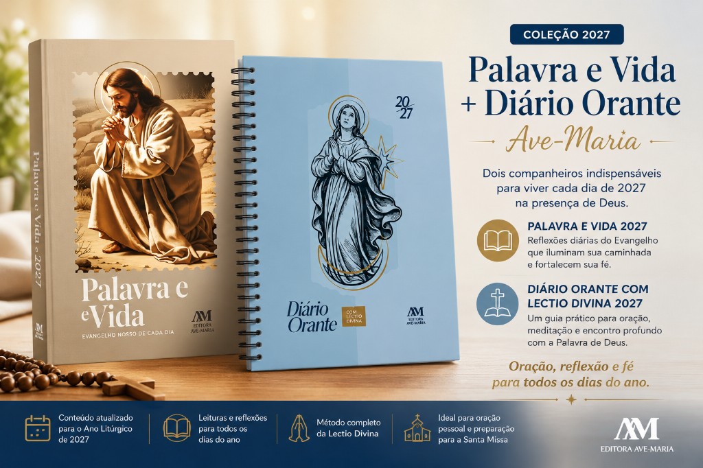 Kit Palavra e Vida 2027 + Diário Orante com Lectio Divina 2027: Fortaleça sua Fé Todos os Dias com a Editora Ave-Maria