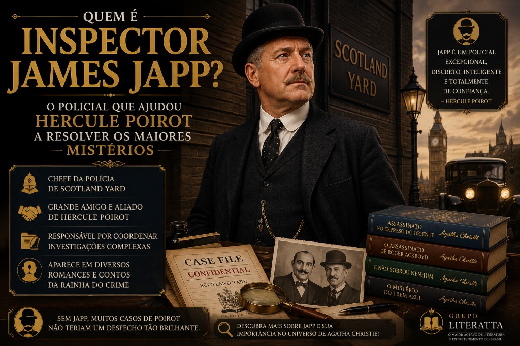 Quem é Inspector James Japp? O Policial que Ajudou Hercule Poirot a Resolver os Maiores Mistérios