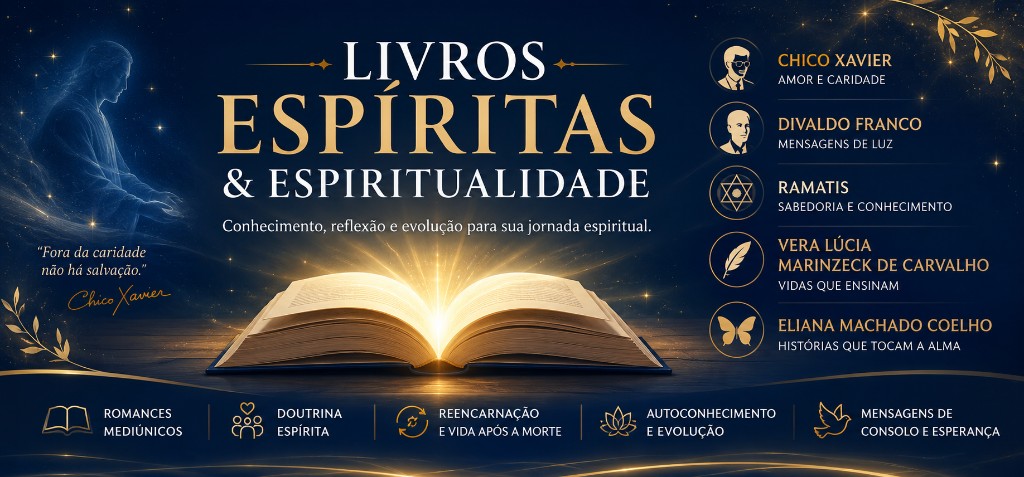 Livros Espíritas e Espiritualidade: Conhecimento para a Alma, Luz para a Jornada