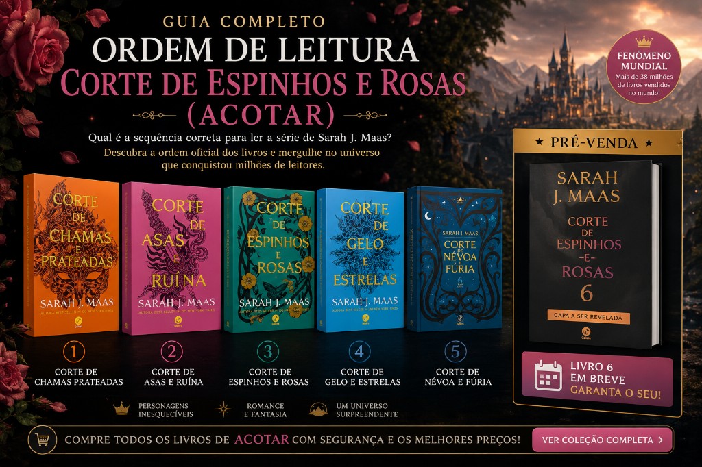 Ordem de Leitura de Corte de Espinhos e Rosas (ACOTAR): Guia Completo para Começar a Série de Sarah J. Maas