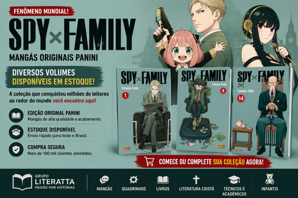 SPY x FAMILY: O Mangá que Conquistou o Mundo Está no Grupo Literatta