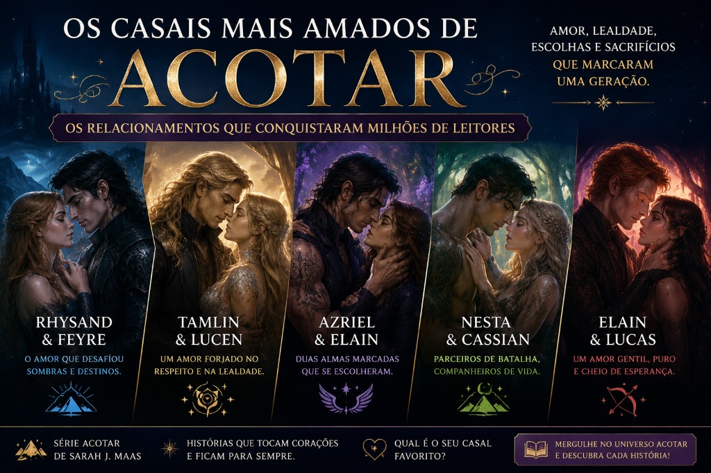 Os Casais Mais Amados de ACOTAR: Os Relacionamentos Que Conquistaram Milhões de Leitores