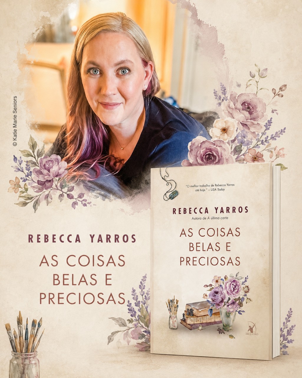 Imagem relacionada a As Coisas Belas e Preciosas: O Novo Romance de Rebecca Yarros Chega ao Grupo Literatta com Até 30% OFF