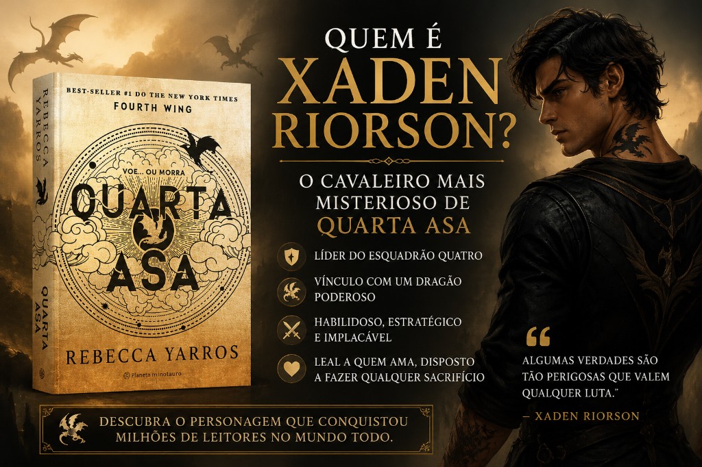 Quem é Xaden Riorson? O Cavaleiro Mais Misterioso de Quarta Asa