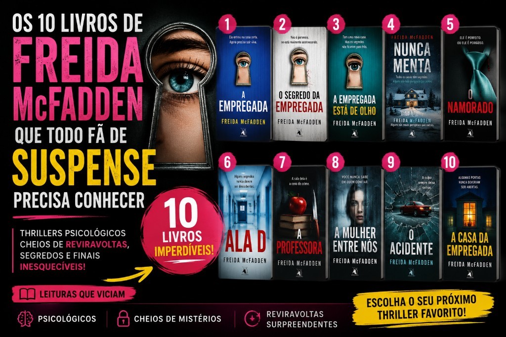 Livros de Freida McFadden em Ordem Cronológica: Guia Completo