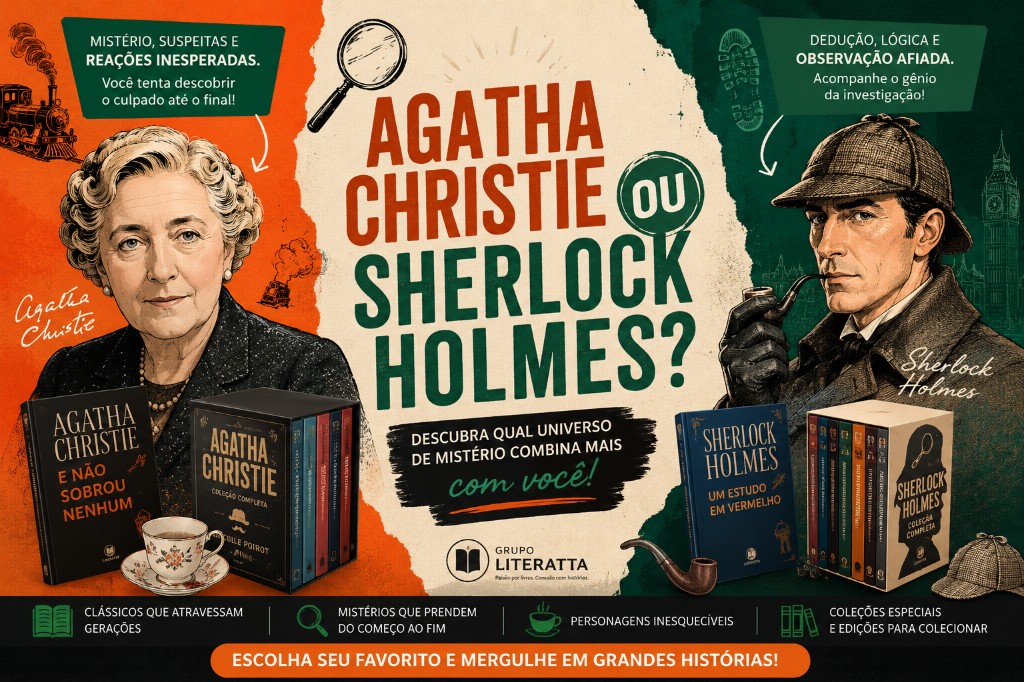 Agatha Christie ou Sherlock Holmes? Descubra Qual Universo de Mistério Combina Mais com Você