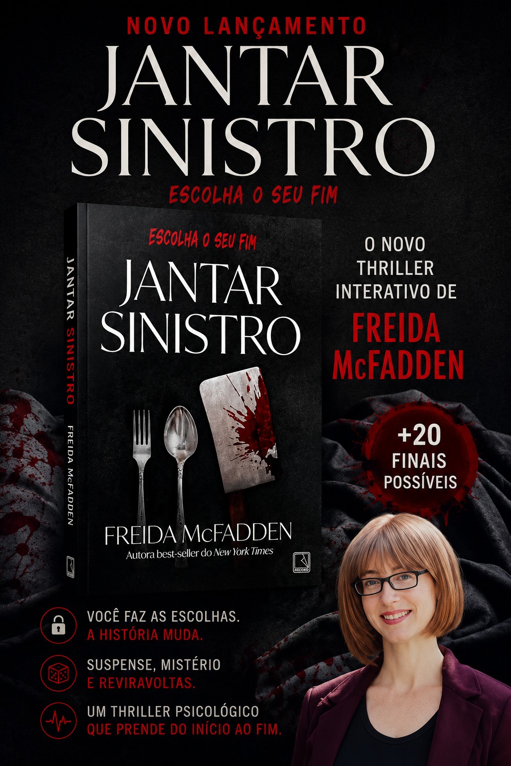 Imagem relacionada a Freida McFadden ou Raphael Montes: Qual Autor de Thriller Psicológico Combina Mais com Você?