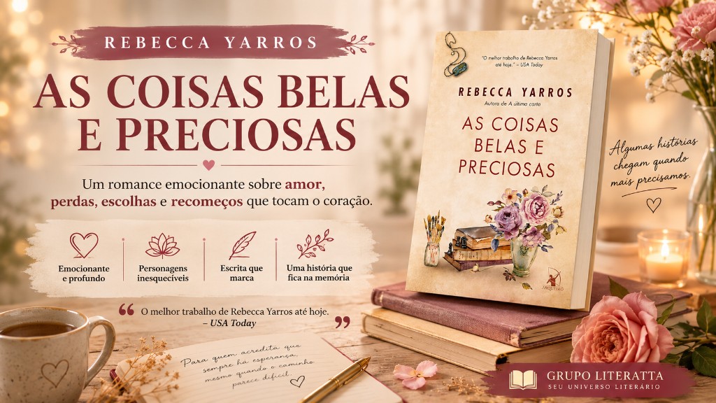Sobre o que é As Coisas Belas e Preciosas? Conheça a História do Romance de Rebecca Yarros (Sem Spoilers)