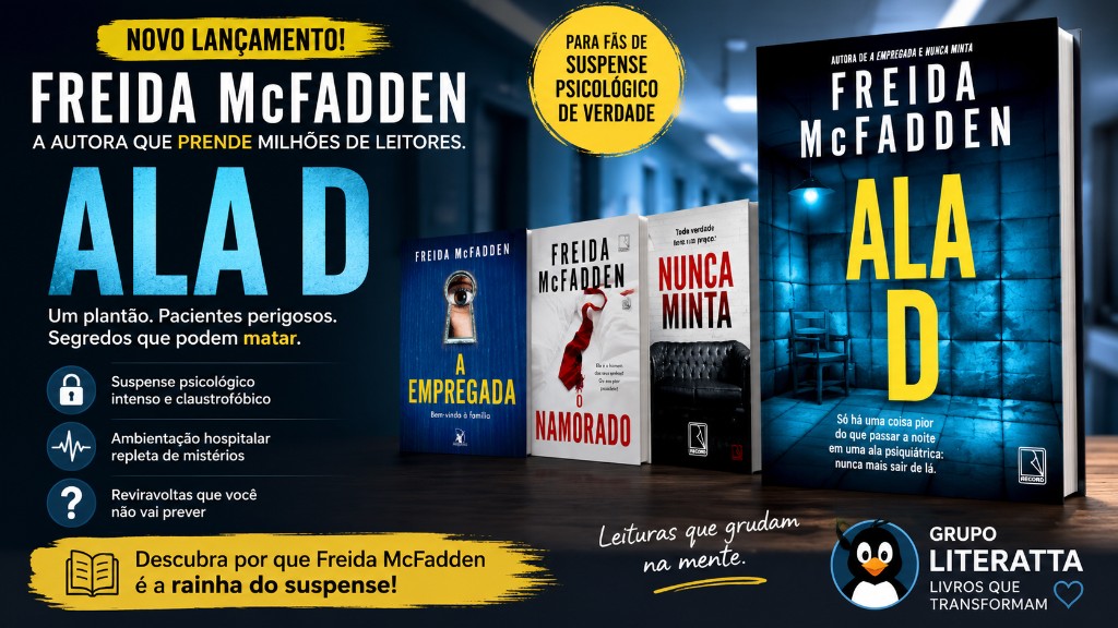 Ala D: O Novo Thriller de Freida McFadden Que Promete Tirar Seu Sono