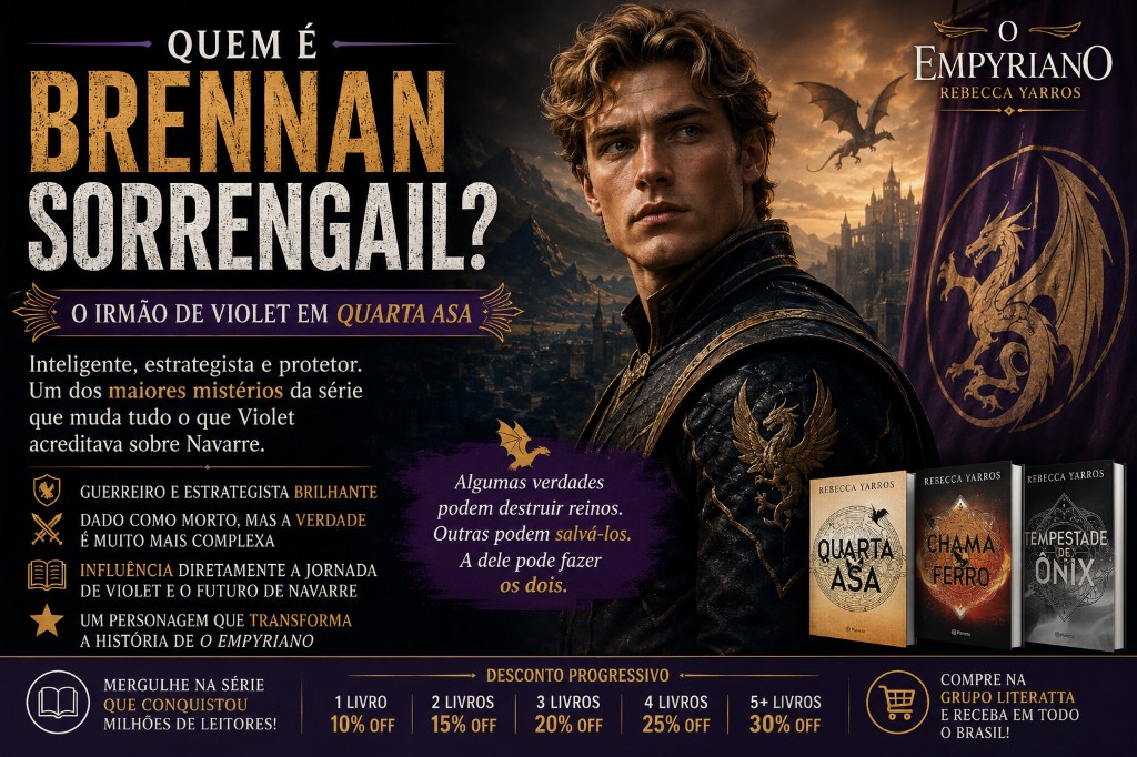 Quem é Brennan Sorrengail? O Irmão de Violet em Quarta Asa