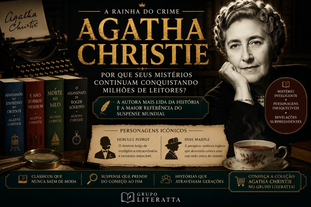 Agatha Christie: Por Que a Rainha do Crime Continua Conquistando Milhões de Leitores