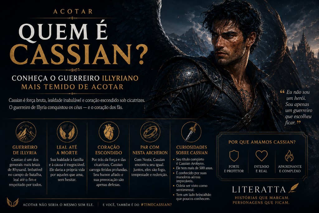 Quem é Cassian? Conheça o Guerreiro Illyriano Mais Temido de ACOTAR