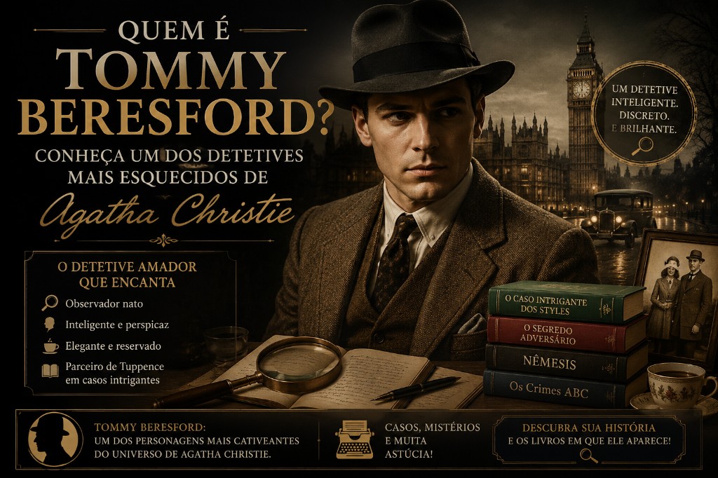 Quem é Tommy Beresford? Conheça um dos Detetives Mais Esquecidos de Agatha Christie