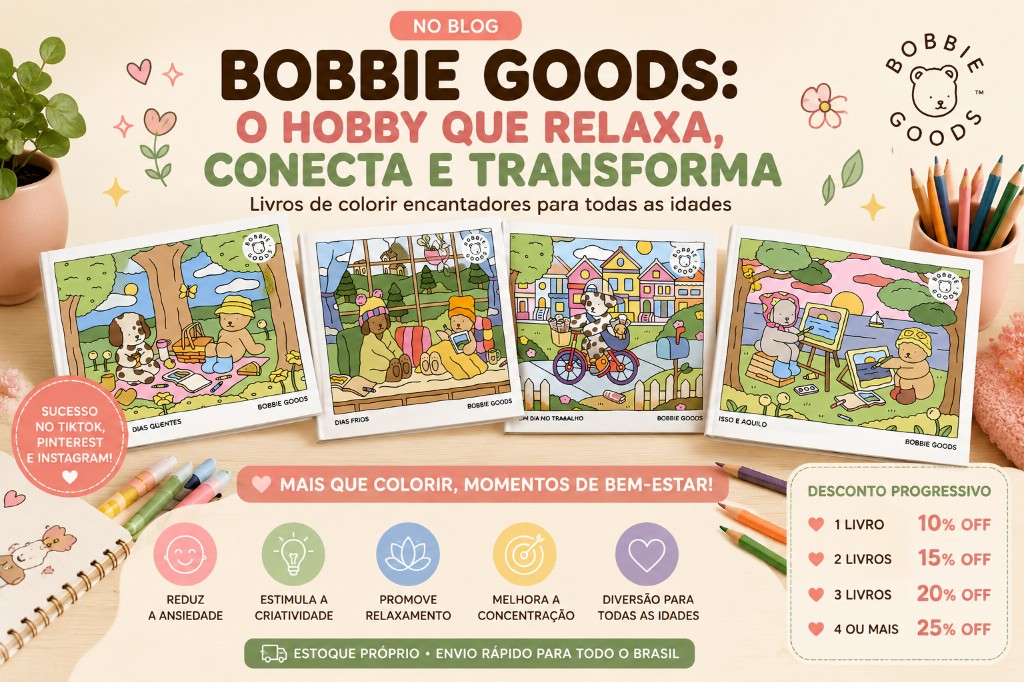 Bobbie Goods: os livros de colorir que conquistaram crianças, jovens e adultos