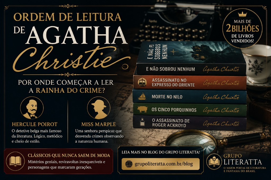 Ordem de Leitura de Agatha Christie: Por Onde Começar a Ler a Rainha do Crime?