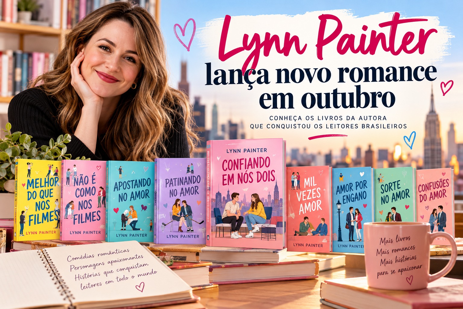 Lynn Painter lança novo romance em outubro: conheça os livros da autora que conquistou os leitores brasileiros