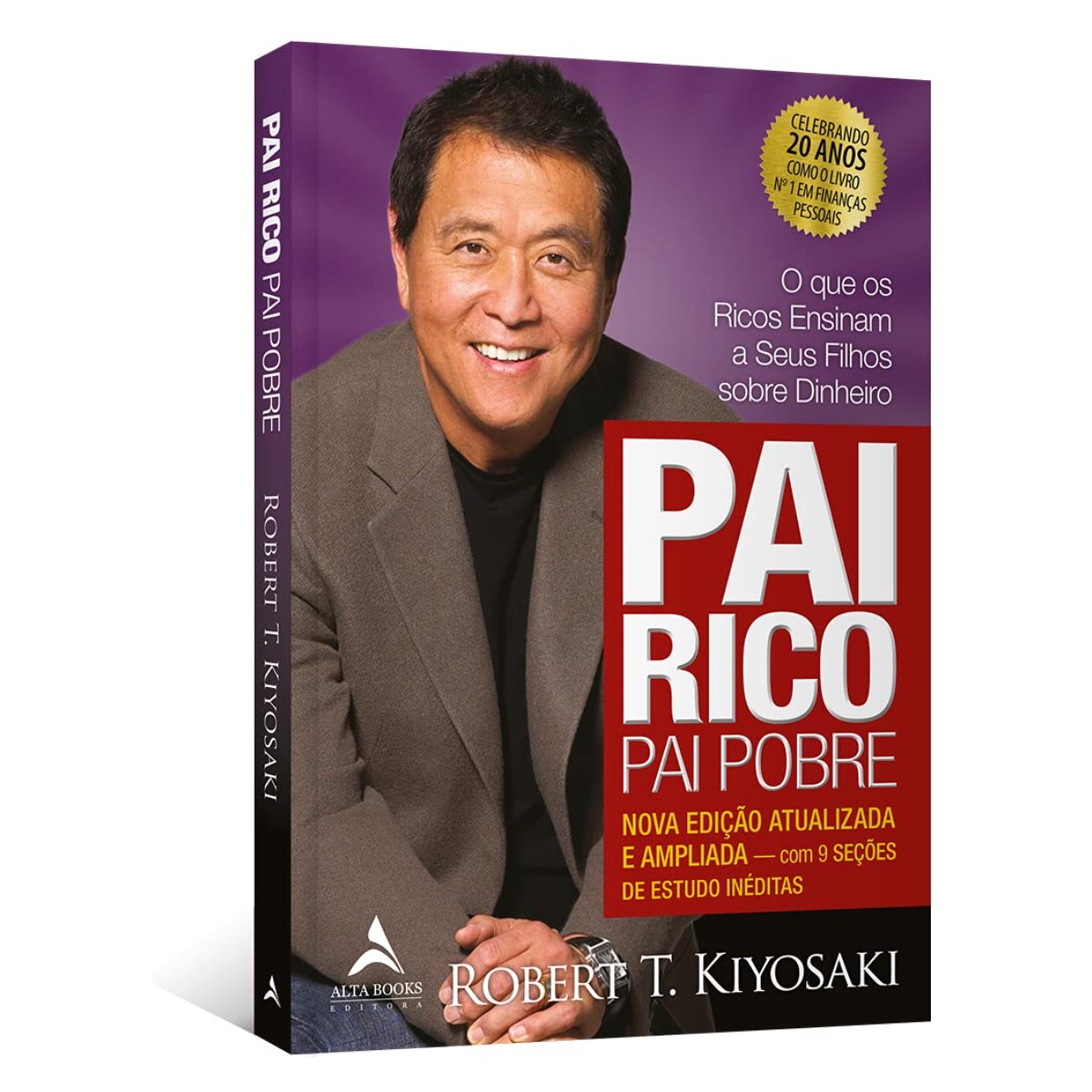 Capa de PAI RICO PAI POBRE - ROBERT T KIYOSAKI -  ALTA BOOKS
