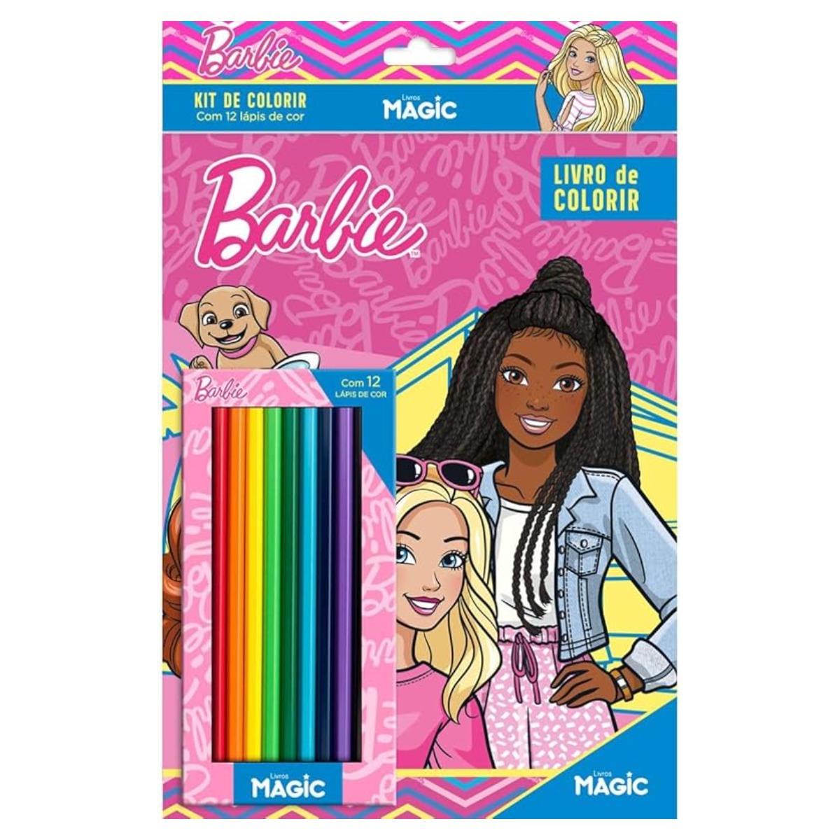 Imagem 2 de Kit Barbie Criativo & Fashion – Colorir, Quebra-Cabeça e Moda | 3 Livros Infantis
