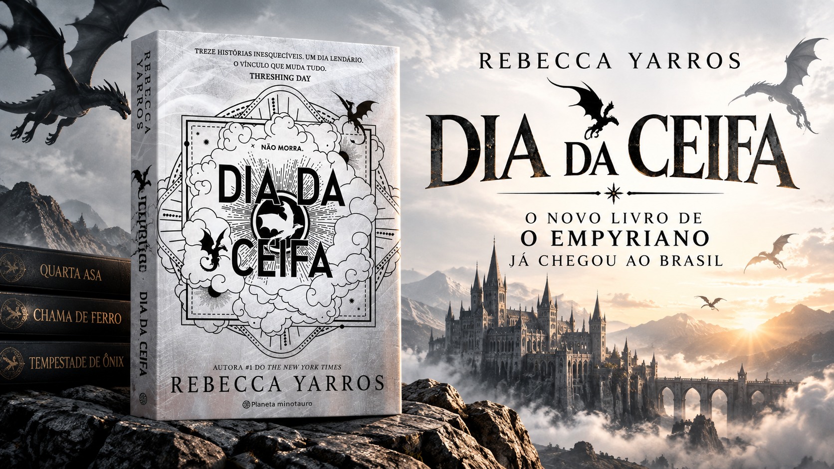 Dia da Ceifa, de Rebecca Yarros: o novo livro de O Empyriano já chegou ao Brasil