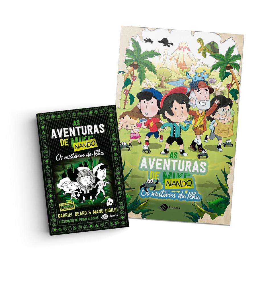 Capa de AVENTURAS DE NANDO - OS MISTERIOS DA ILHA, AS - OUTRO PLANETA