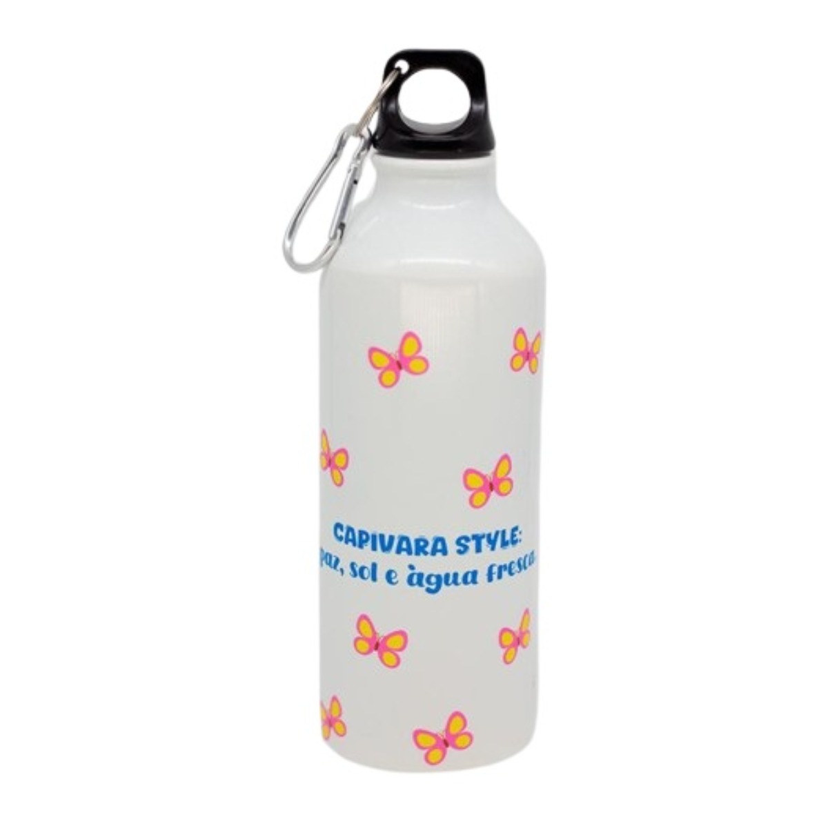 Imagem 2 de GARRAFA ALUMINIO 500ML C/MOSQUETAO CAPIVARA 10073611 Z-CRIATIVA S/L