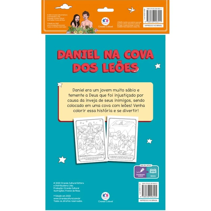 Imagem 6 de Kit Infantil Bíblico 3 Palavrinhas + 8 Livros para Colorir com 12 Lápis