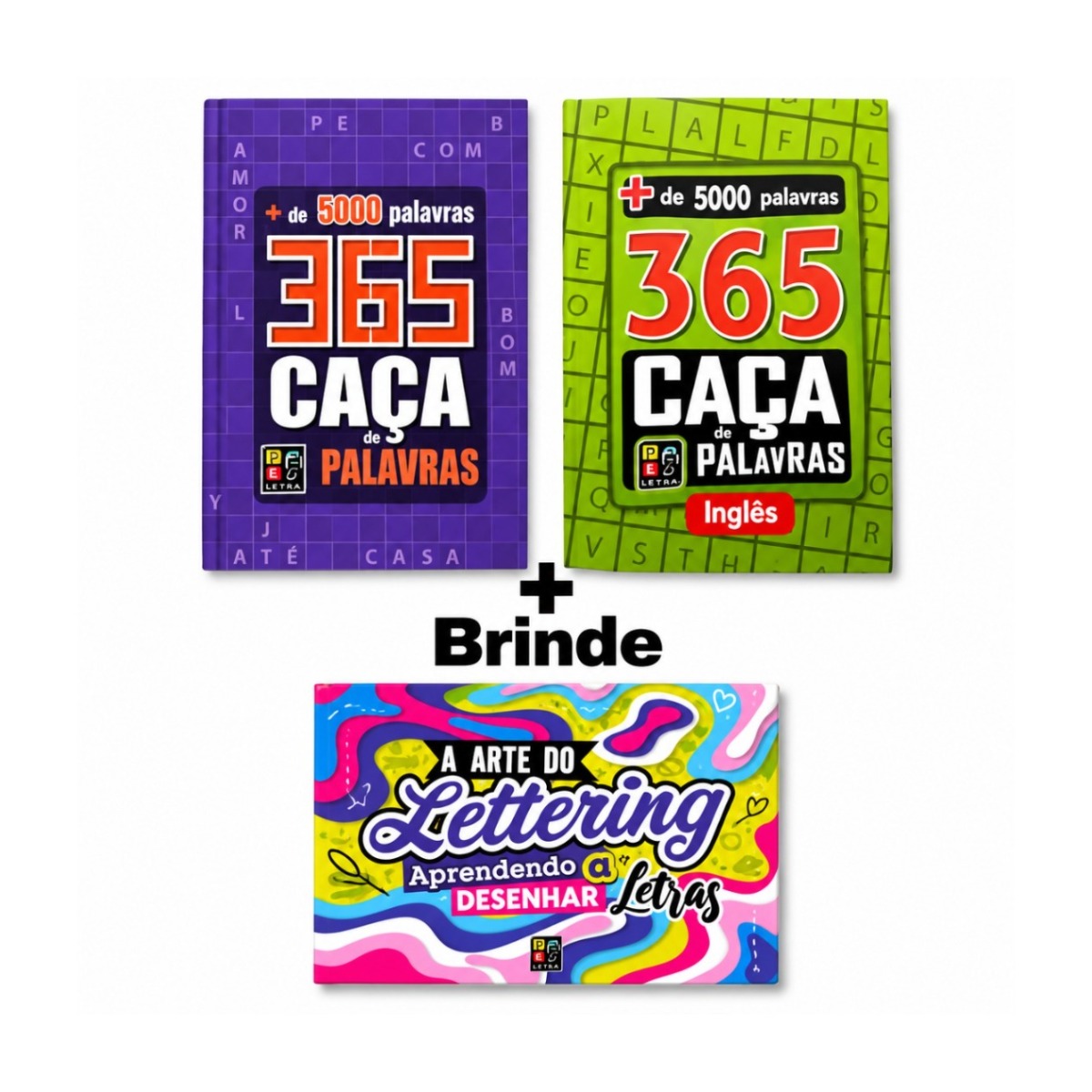 Desafio 365 Caça-Palavras – Kit com 2 Livros + Brinde